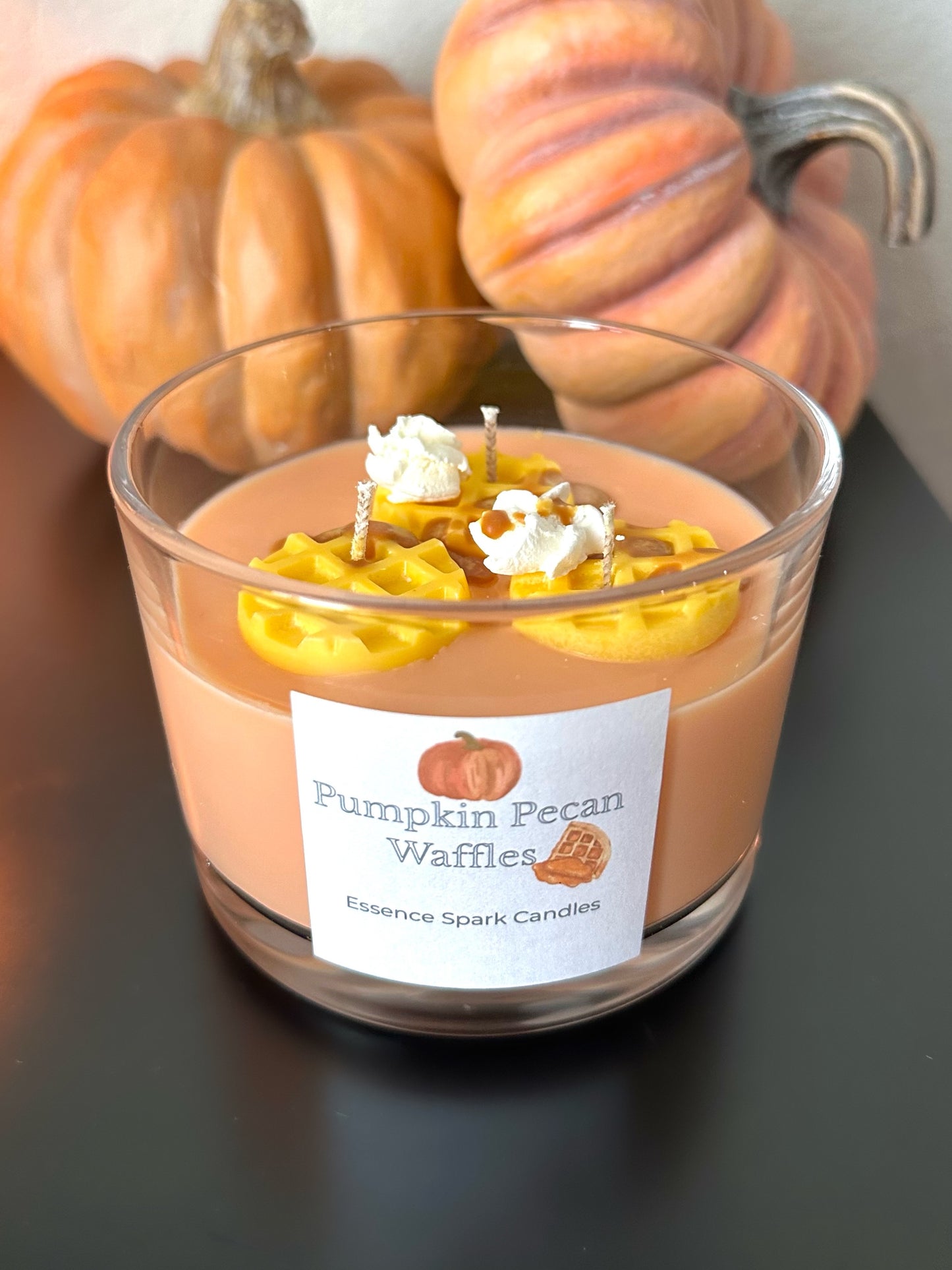 Pumpkin pecan waffles🧇