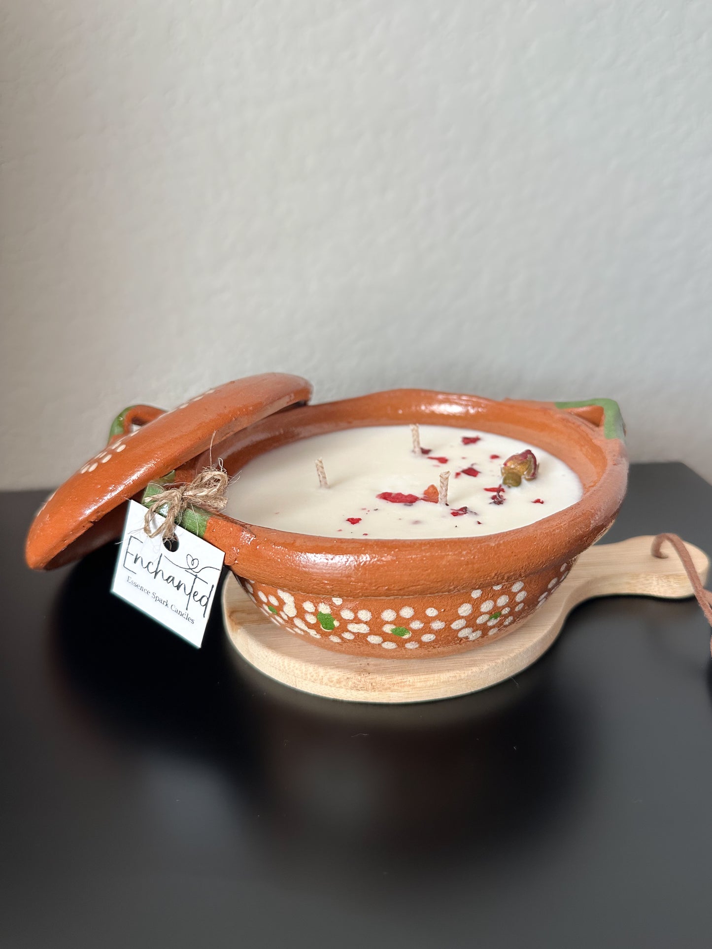 Mini Cazuela de Barro candle